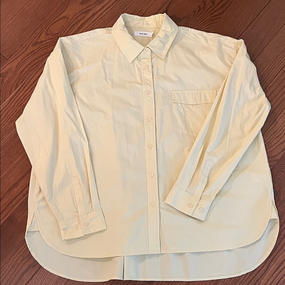 Mod Ref Beige Button-Up Shirt